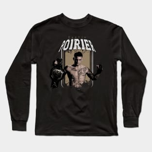 dustin poirier viintage art Long Sleeve T-Shirt